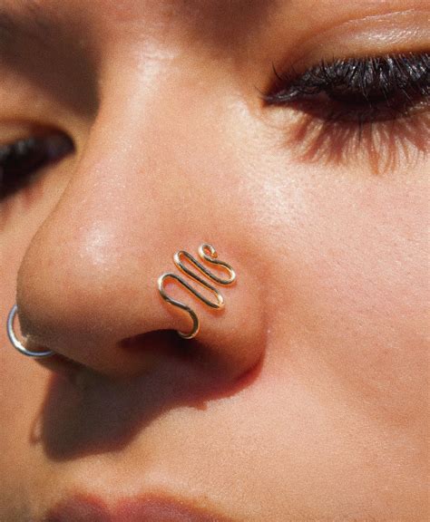 false nose ring etsy.